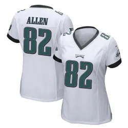 Women's Devon Allen Philadelphia Eagles No.82 Game Jersey - White