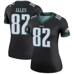 Women's Devon Allen Philadelphia Eagles No.82 Legend Color Rush Jersey - Black