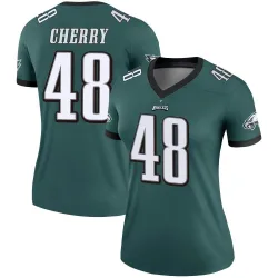 Women's Don Cherry Philadelphia Eagles No.48 Legend Jersey - Green