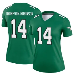 Women's Dorian Thompson-Robinson Philadelphia Eagles No.14 Legend Kelly Alternate Jersey - Green