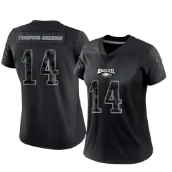 Women's Dorian Thompson-Robinson Philadelphia Eagles No.14 Limited Reflective Jersey - Black