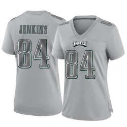 Women's E.J. Jenkins Philadelphia Eagles No.84 Game Atmosphere Fashion Jersey - Gray