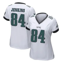Women's E.J. Jenkins Philadelphia Eagles No.84 Game Jersey - White