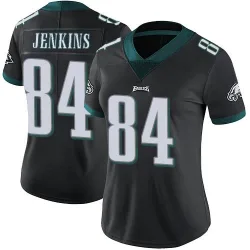 Women's E.J. Jenkins Philadelphia Eagles No.84 Limited Alternate Vapor Untouchable Jersey - Black