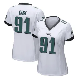 Women's Fletcher Cox Philadelphia Eagles No.91 Game Jersey - White