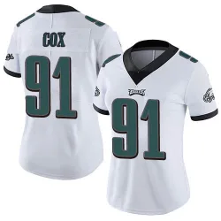 Women's Fletcher Cox Philadelphia Eagles No.91 Limited Vapor Untouchable Jersey - White