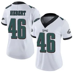 Women's Griffin Hebert Philadelphia Eagles No.46 Limited Vapor Untouchable Jersey - White