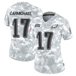 Women's Harold Carmichael Philadelphia Eagles No.17 Limited 2024 Salute to Service Jersey - Arctic Camo