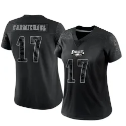 Women's Harold Carmichael Philadelphia Eagles No.17 Limited Reflective Jersey - Black
