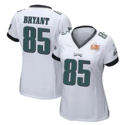 Women's Harrison Bryant Philadelphia Eagles No.85 Game Super Bowl LIX Jersey - White
