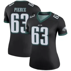 Women's Hollin Pierce Philadelphia Eagles No.63 Legend Color Rush Jersey - Black