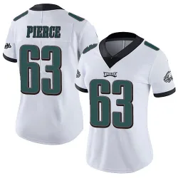 Women's Hollin Pierce Philadelphia Eagles No.63 Limited Vapor Untouchable Jersey - White