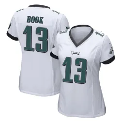 Women's Ian Book Philadelphia Eagles No.13 Game Jersey - White