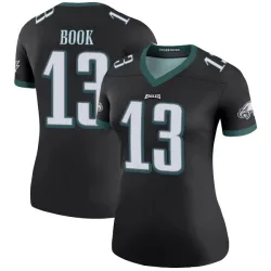 Women's Ian Book Philadelphia Eagles No.13 Legend Color Rush Jersey - Black