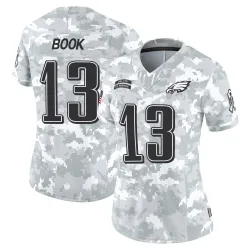 Women's Ian Book Philadelphia Eagles No.13 Limited 2024 Salute to Service Jersey - Arctic Camo