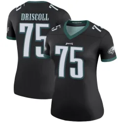 Women's Jack Driscoll Philadelphia Eagles No.75 Legend Color Rush Jersey - Black