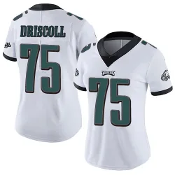 Women's Jack Driscoll Philadelphia Eagles No.75 Limited Vapor Untouchable Jersey - White