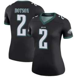 Women's Jahan Dotson Philadelphia Eagles No.2 Legend Color Rush Jersey - Black