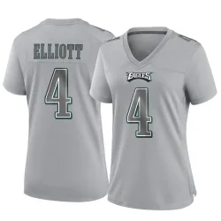 Women's Jake Elliott Philadelphia Eagles No.4 Game Atmosphere Fashion Jersey - Gray