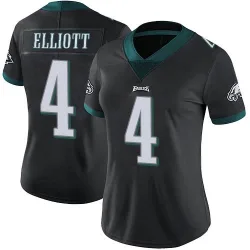 Women's Jake Elliott Philadelphia Eagles No.4 Limited Alternate Vapor Untouchable Jersey - Black