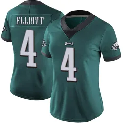 Women's Jake Elliott Philadelphia Eagles No.4 Limited Midnight Team Color Vapor Untouchable Jersey - Green