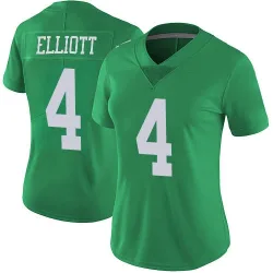 Women's Jake Elliott Philadelphia Eagles No.4 Limited Vapor Untouchable Jersey - Green