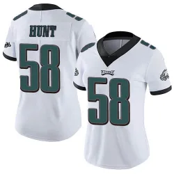 Women's Jalyx Hunt Philadelphia Eagles No.58 Limited Vapor Untouchable Jersey - White