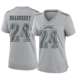 Women's James Bradberry IV Philadelphia Eagles No.24 Game Atmosphere Fashion Jersey - Gray
