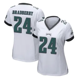 Women's James Bradberry IV Philadelphia Eagles No.24 Game Jersey - White
