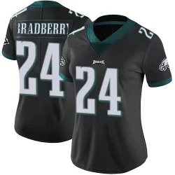 Women's James Bradberry IV Philadelphia Eagles No.24 Limited Alternate Vapor Untouchable Jersey - Black