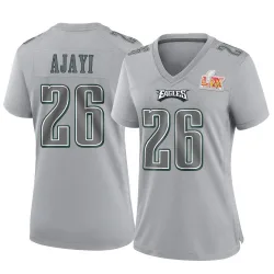 Women's Jay Ajayi Philadelphia Eagles No.26 Game Atmosphere Fashion Super Bowl LIX Jersey - Gray