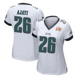 Women's Jay Ajayi Philadelphia Eagles No.26 Game Super Bowl LIX Jersey - White
