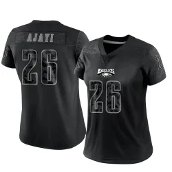 Women's Jay Ajayi Philadelphia Eagles No.26 Limited Reflective Jersey - Black