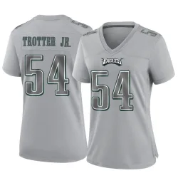 Women's Jeremiah Trotter Jr. Philadelphia Eagles No.54 Game Atmosphere Fashion Jersey - Gray