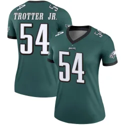 Women's Jeremiah Trotter Jr. Philadelphia Eagles No.54 Legend Jersey - Green