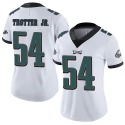 Women's Jeremiah Trotter Jr. Philadelphia Eagles No.54 Limited Vapor Untouchable Jersey - White