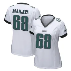 Women's Jordan Mailata Philadelphia Eagles No.68 Game Jersey - White
