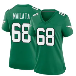Women's Jordan Mailata Philadelphia Eagles No.68 Game Kelly Alternate Jersey - Green