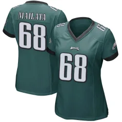 Women's Jordan Mailata Philadelphia Eagles No.68 Game Team Color Jersey - Green
