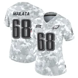 Women's Jordan Mailata Philadelphia Eagles No.68 Limited 2024 Salute to Service Jersey - Arctic Camo
