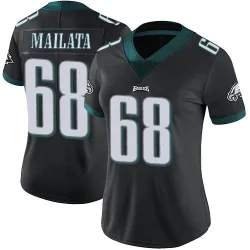 Women's Jordan Mailata Philadelphia Eagles No.68 Limited Alternate Vapor Untouchable Jersey - Black