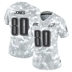 Women's Julio Jones Philadelphia Eagles No.80 Limited 2024 Salute to Service Jersey - Arctic Camo