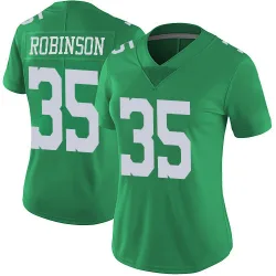 Women's Keilan Robinson Philadelphia Eagles No.35 Limited Vapor Untouchable Jersey - Green
