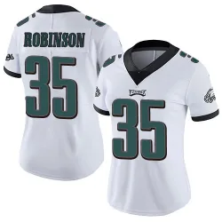 Women's Keilan Robinson Philadelphia Eagles No.35 Limited Vapor Untouchable Jersey - White