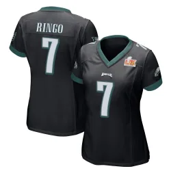 Women's Kelee Ringo Philadelphia Eagles No.7 Game Alternate Super Bowl LIX Jersey - Black