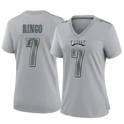 Women's Kelee Ringo Philadelphia Eagles No.7 Game Atmosphere Fashion Jersey - Gray