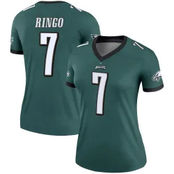 Women's Kelee Ringo Philadelphia Eagles No.7 Legend Jersey - Green
