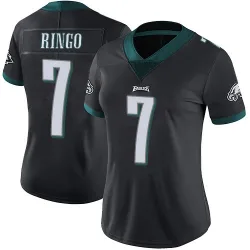Women's Kelee Ringo Philadelphia Eagles No.7 Limited Alternate Vapor Untouchable Jersey - Black