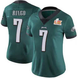 Women's Kelee Ringo Philadelphia Eagles No.7 Limited Midnight Team Color Vapor Untouchable Super Bowl LIX Jersey - Green