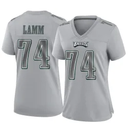 Women's Kendall Lamm Philadelphia Eagles No.74 Game Atmosphere Fashion Jersey - Gray